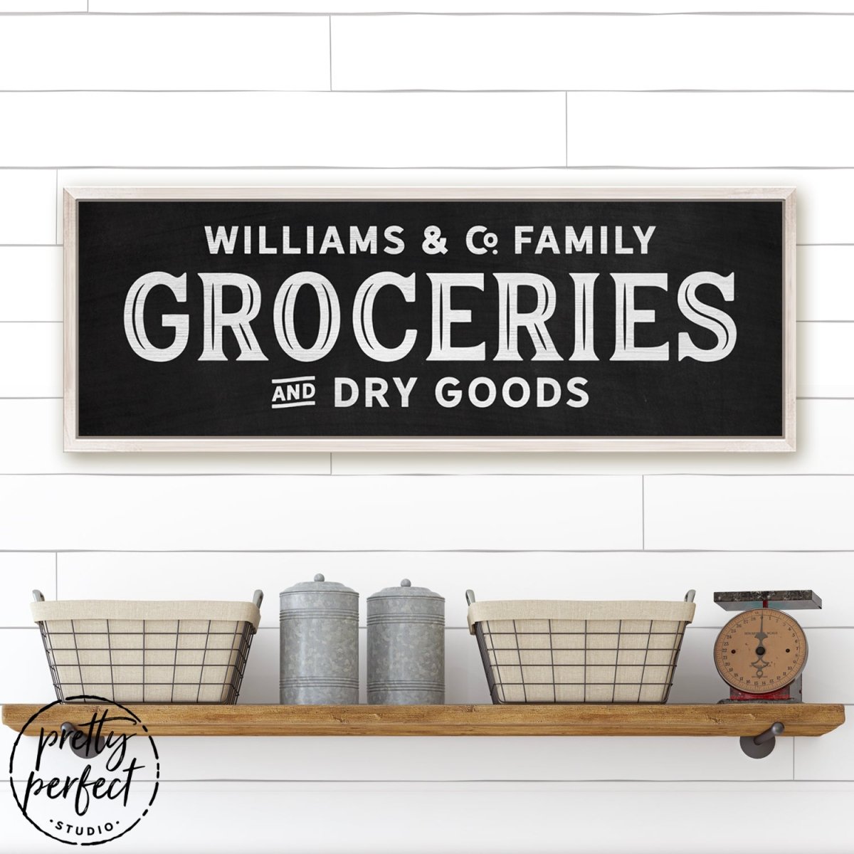 Personalized Family Name Grocery Sign freeshipping - Pretty Perfect Studio