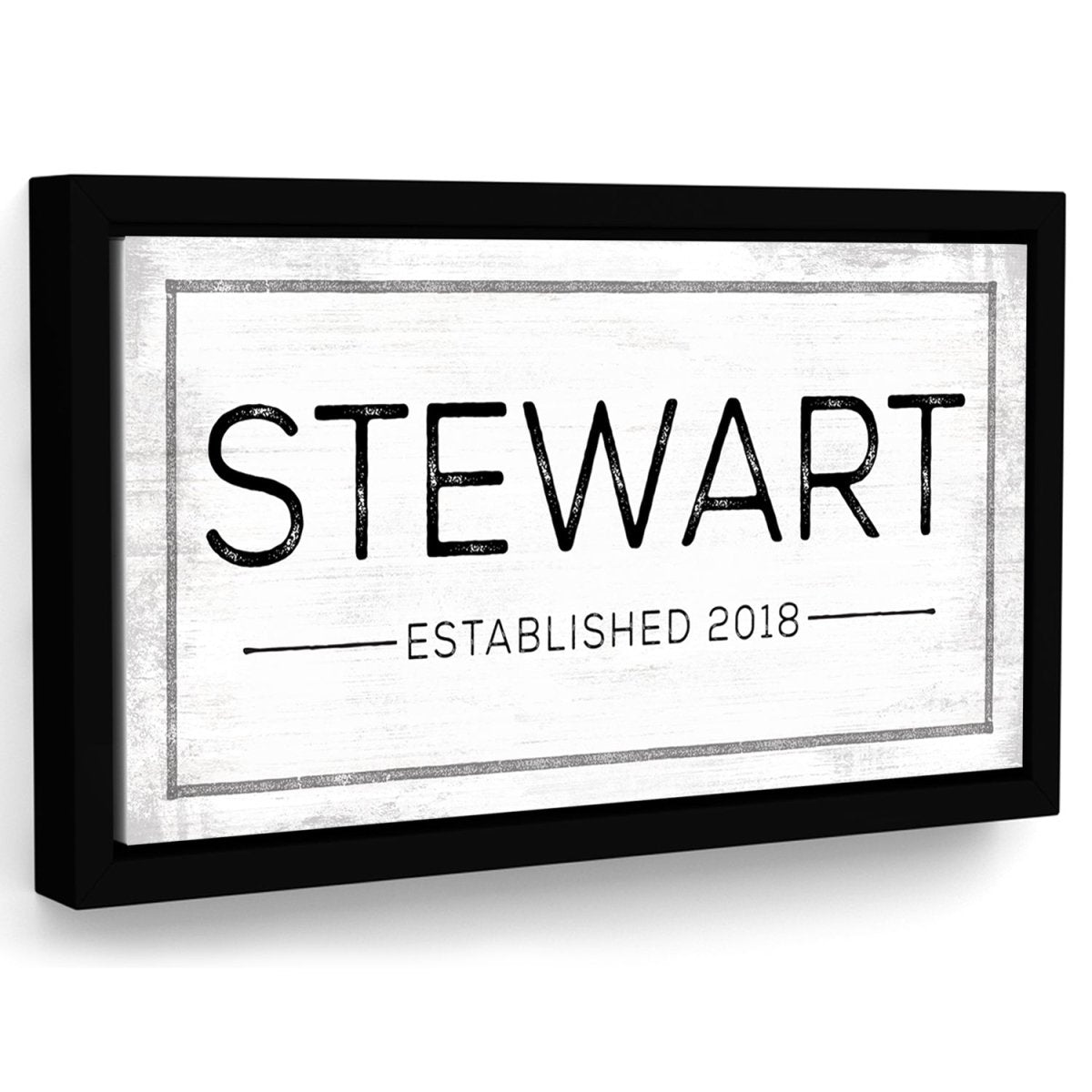 Personalized Family Sign With Name - Pretty Perfect Studio
