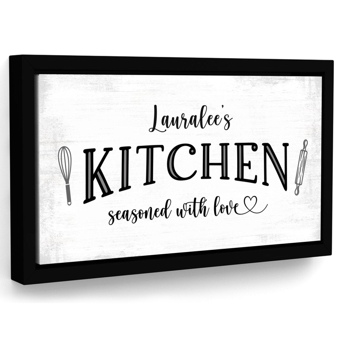 Personalized Farmhouse Kitchen Sign - Pretty Perfect Studio