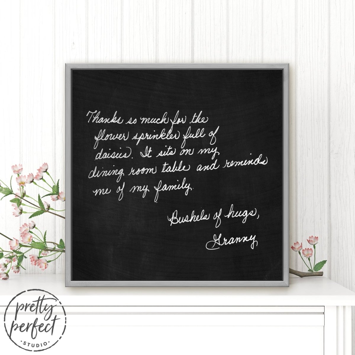 Personalized Handwriting Note Sign freeshipping - Pretty Perfect Studio