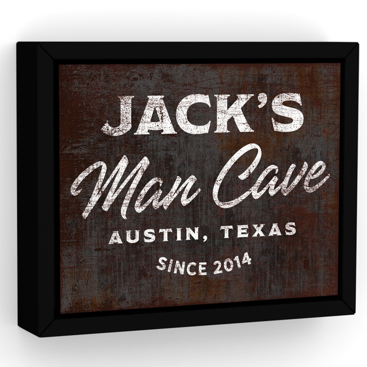 Personalized Man Cave Canvas Sign - Pretty Perfect Studio