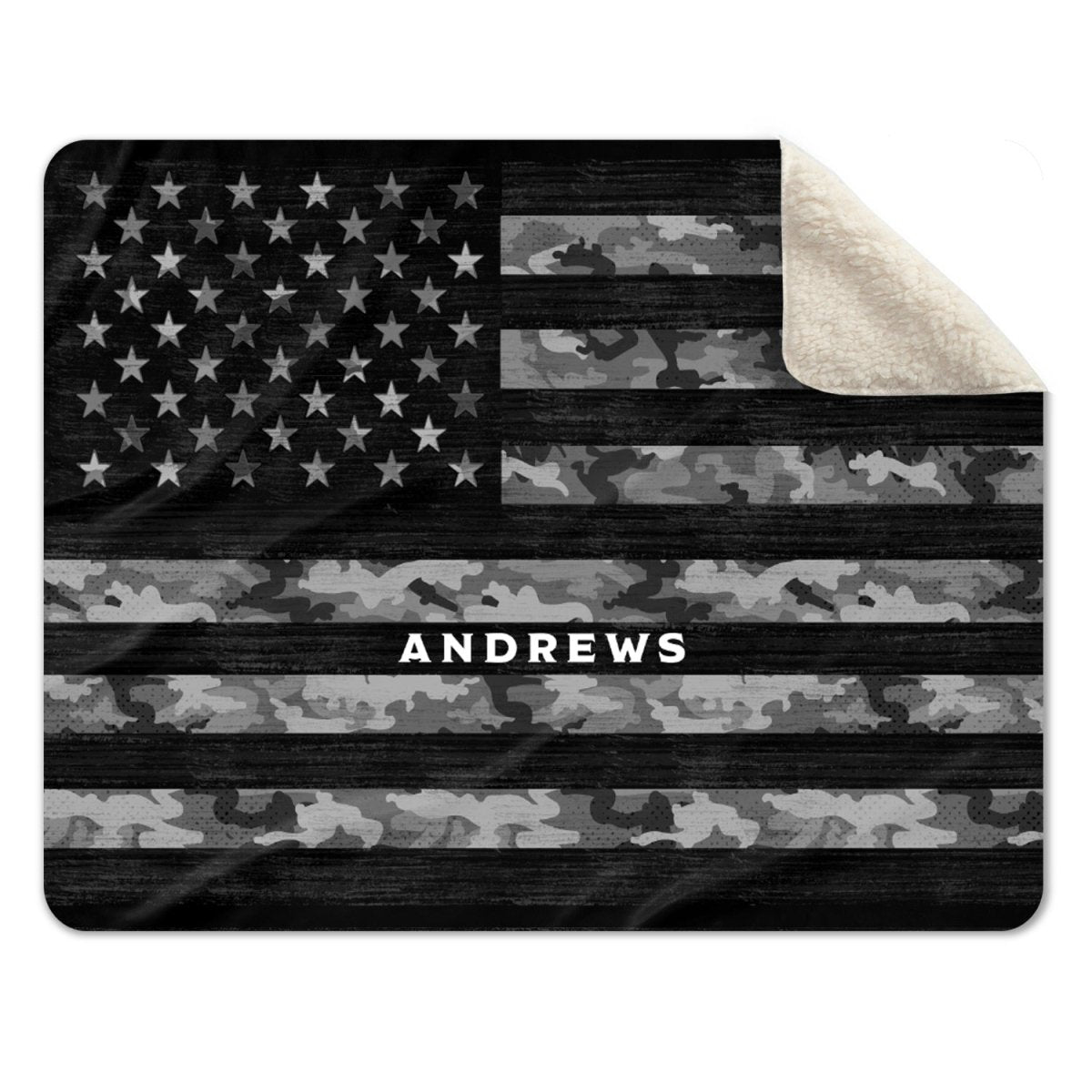Personalized Military Blanket - Pretty Perfect Studio