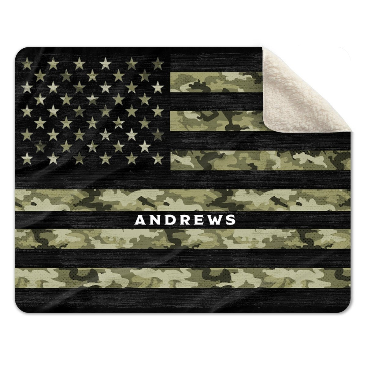 Personalized Military Blanket - Pretty Perfect Studio