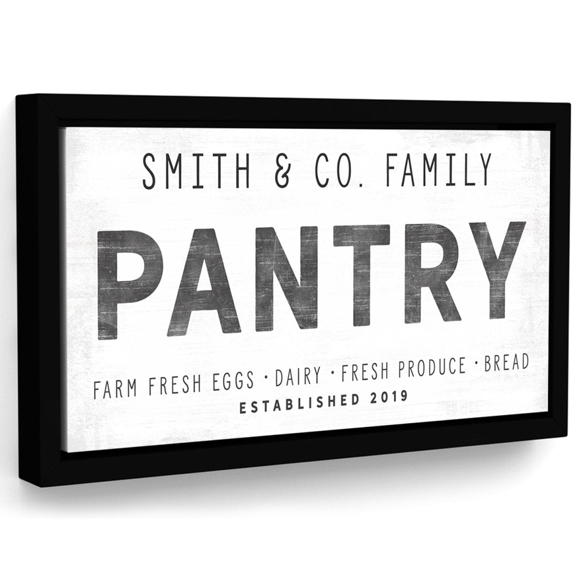 Personalized Pantry Sign With Name & Established Date - Pretty Perfect Studio