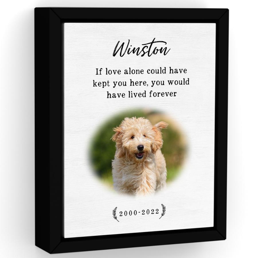 Personalized Pet Memorial, Sympathy Gift for Loss of Horse, Deceased Animal Gift, When Tomorrow Starts Without Me, In Loving Memory of pet