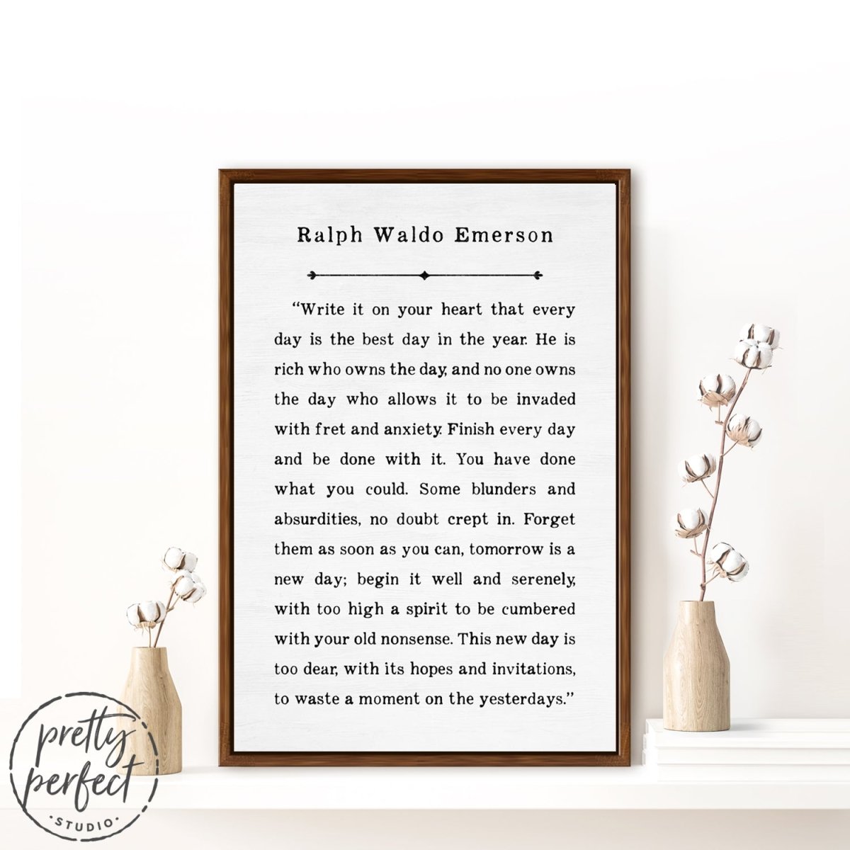 Ralph Waldo Emerson Quote Write It On Your Heart