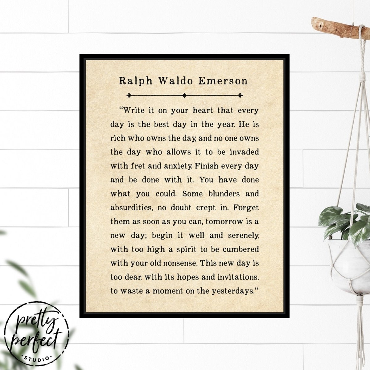 Ralph Waldo Emerson Quote Write It On Your Heart