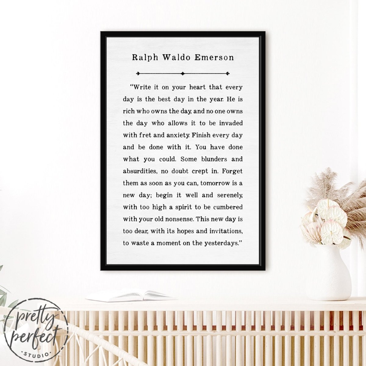 Ralph Waldo Emerson Quote Write It On Your Heart