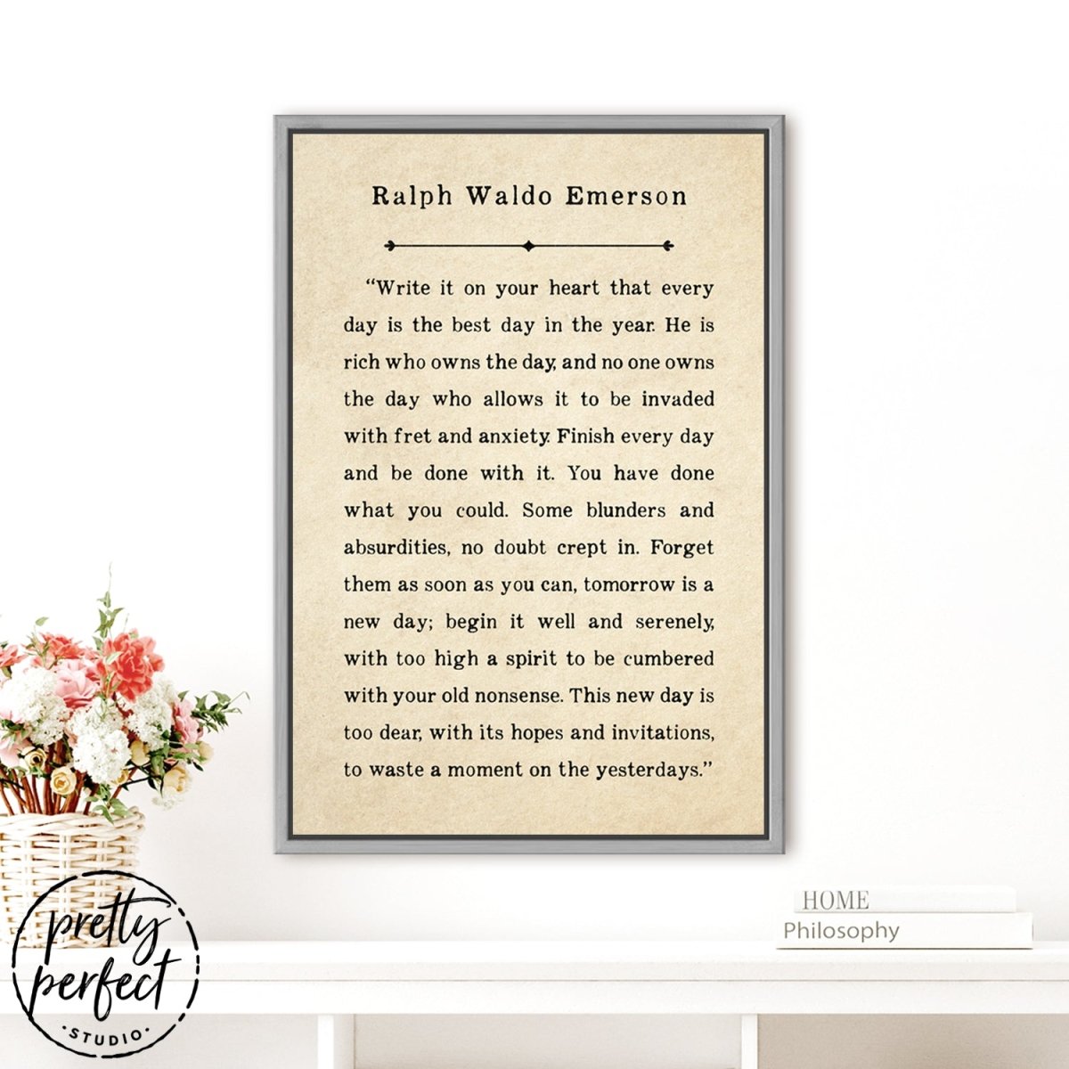 Ralph Waldo Emerson Quote Write It On Your Heart