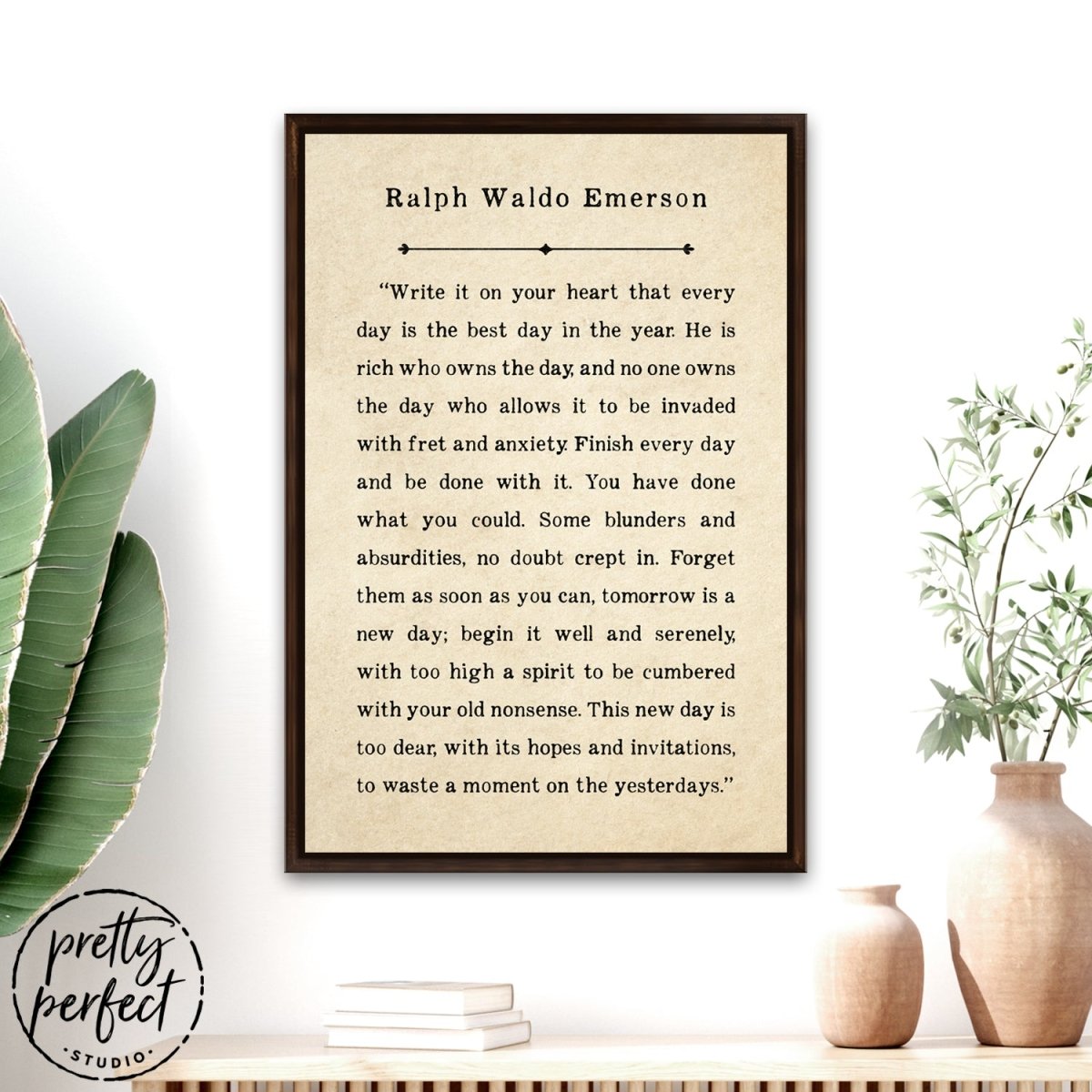 Ralph Waldo Emerson Quote Write It On Your Heart