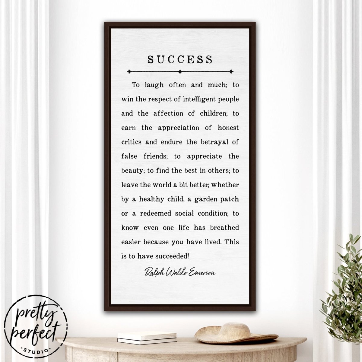 Ralph Waldo Emerson Success Poem
