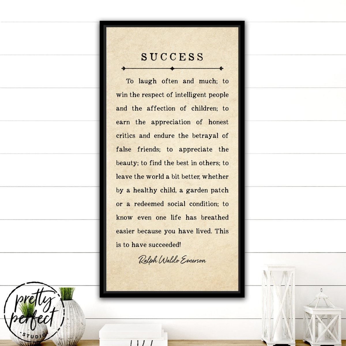 Ralph Waldo Emerson Success Poem