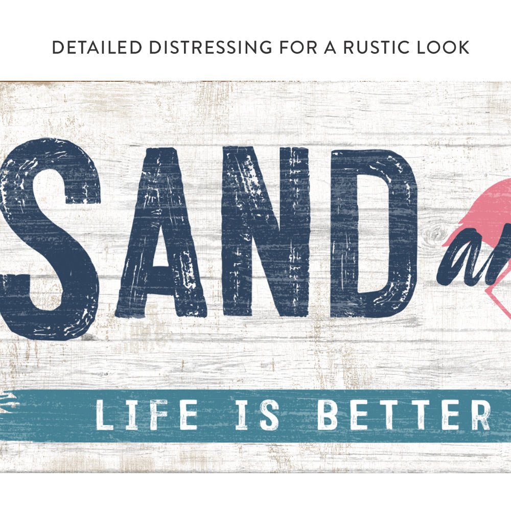 Sand and Surf Personalized Beach House Sign