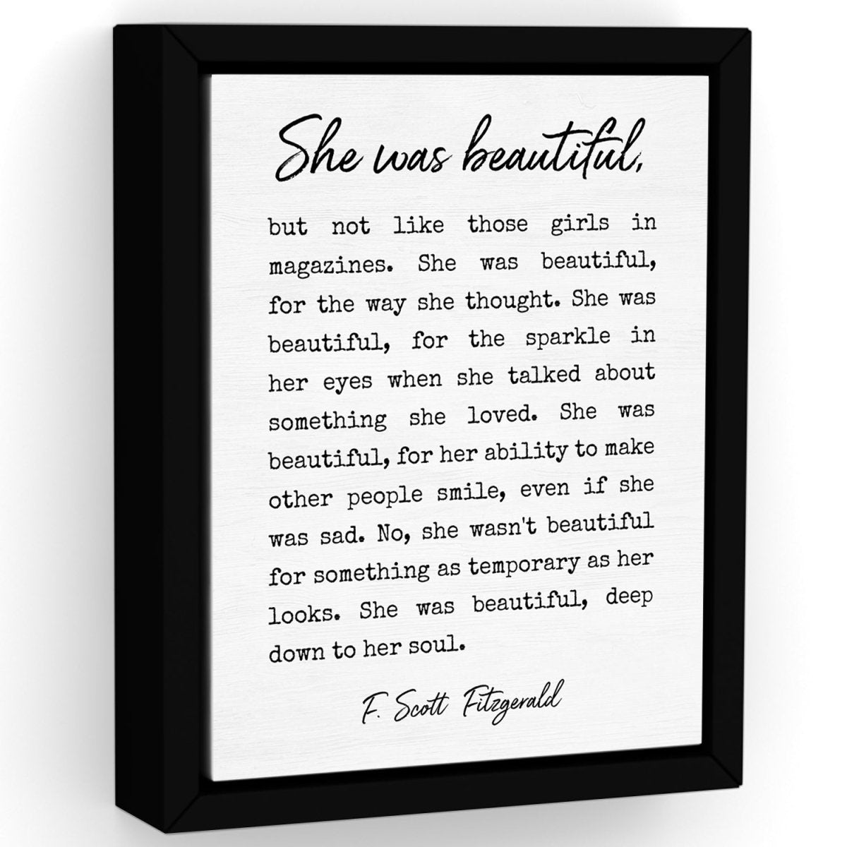 She Was Beautiful F Scott Fitzgerald Quote