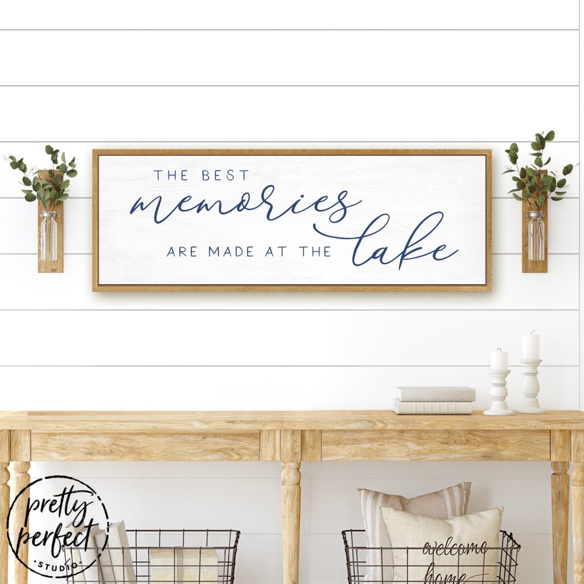 The Best Memories Are Made At The Lake Wall Art