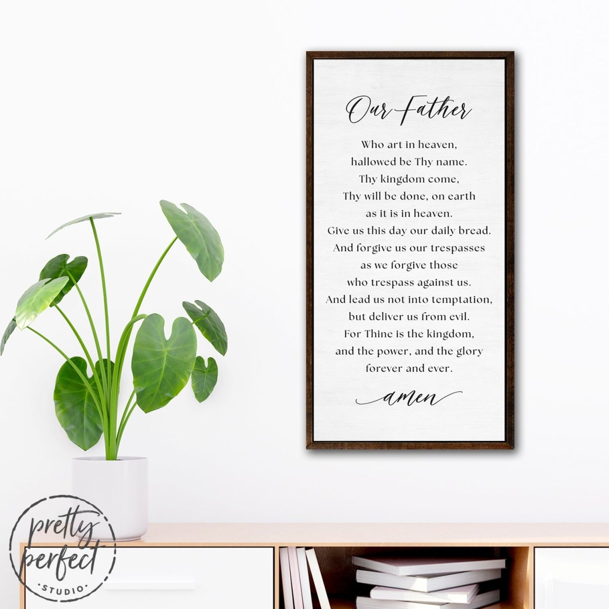The Lord's Prayer Sign Our Father Prayer Print