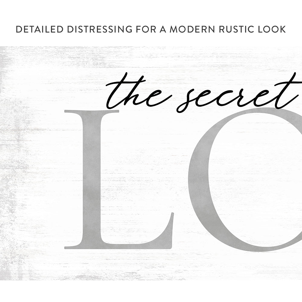 The Secret Ingredient Is Love Wall Art - Pretty Perfect Studio