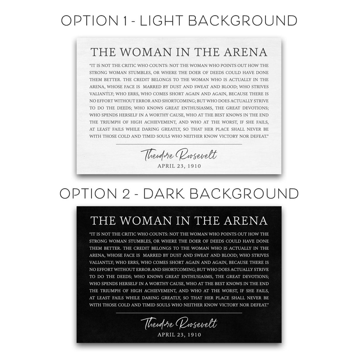 The Woman In The Arena Canvas