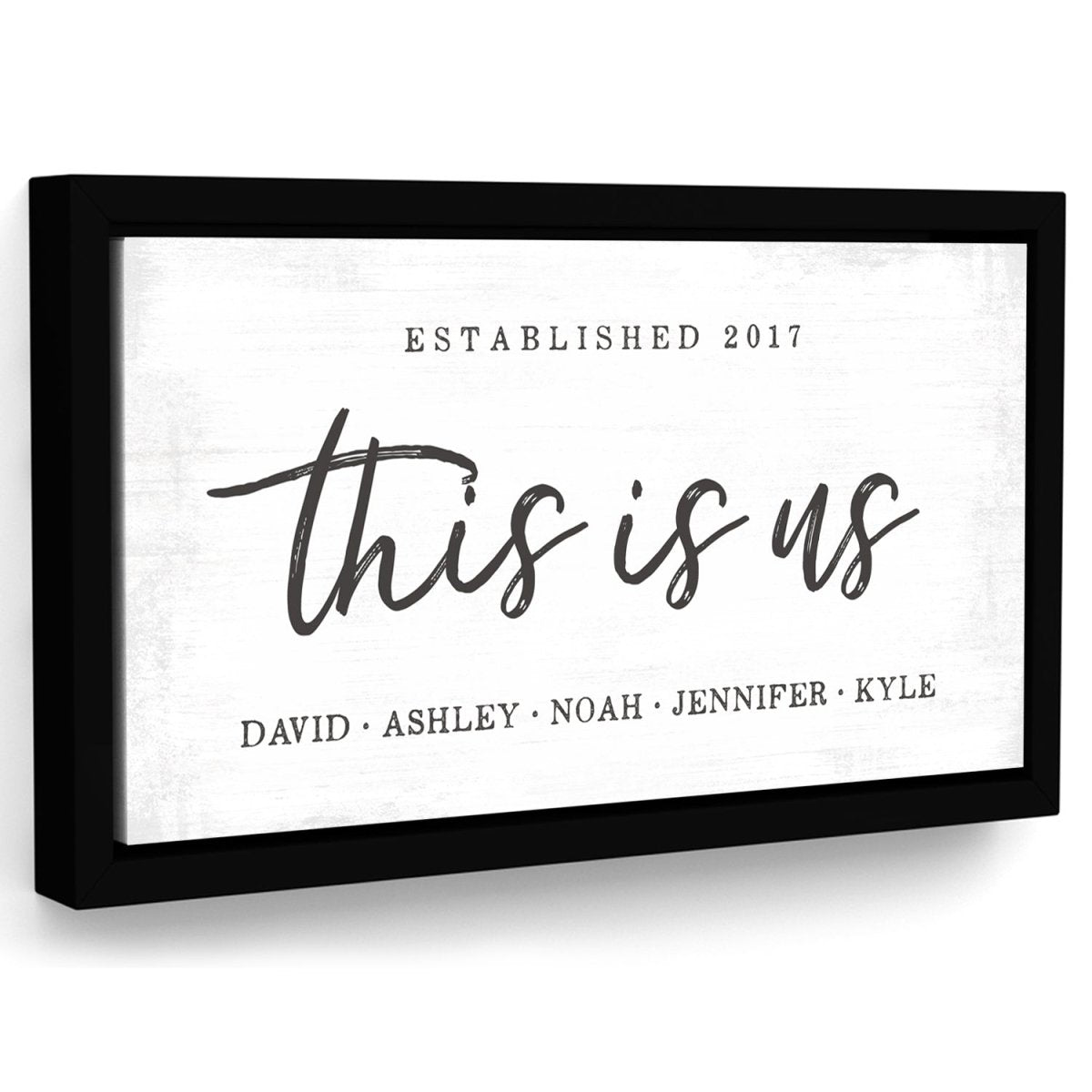 This Is Us Sign Personalized With Family Name & Date – Pretty Perfect ...