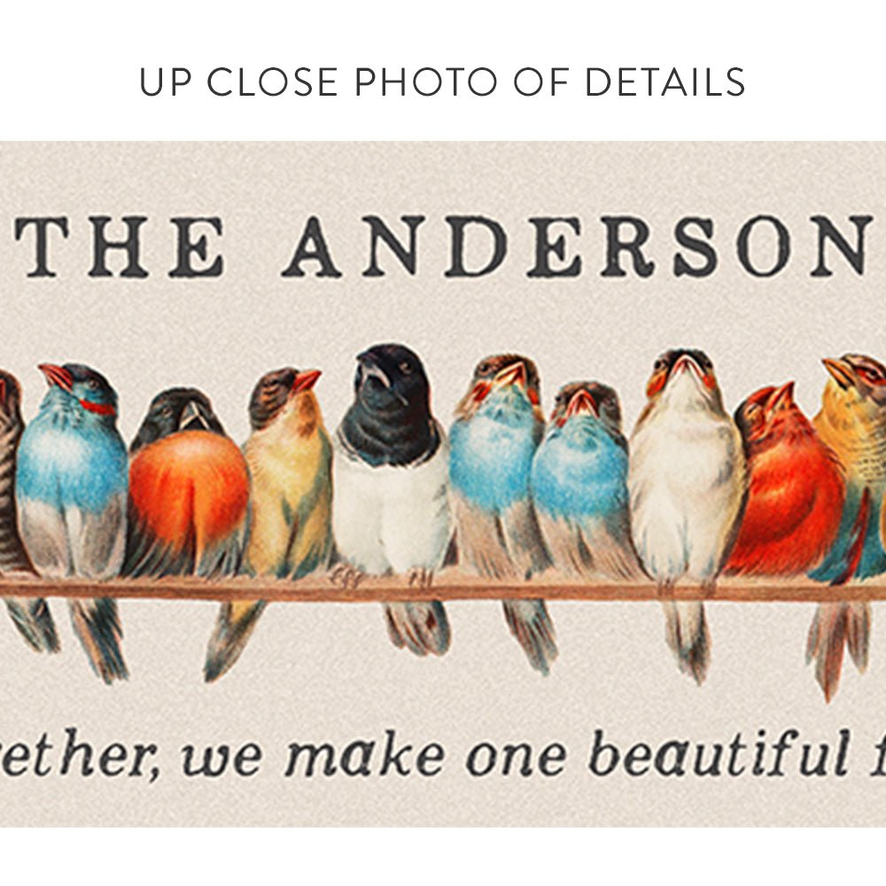 Together We Make One Beautiful Family Canvas Wall Art Photo - Pretty Perfect Studio