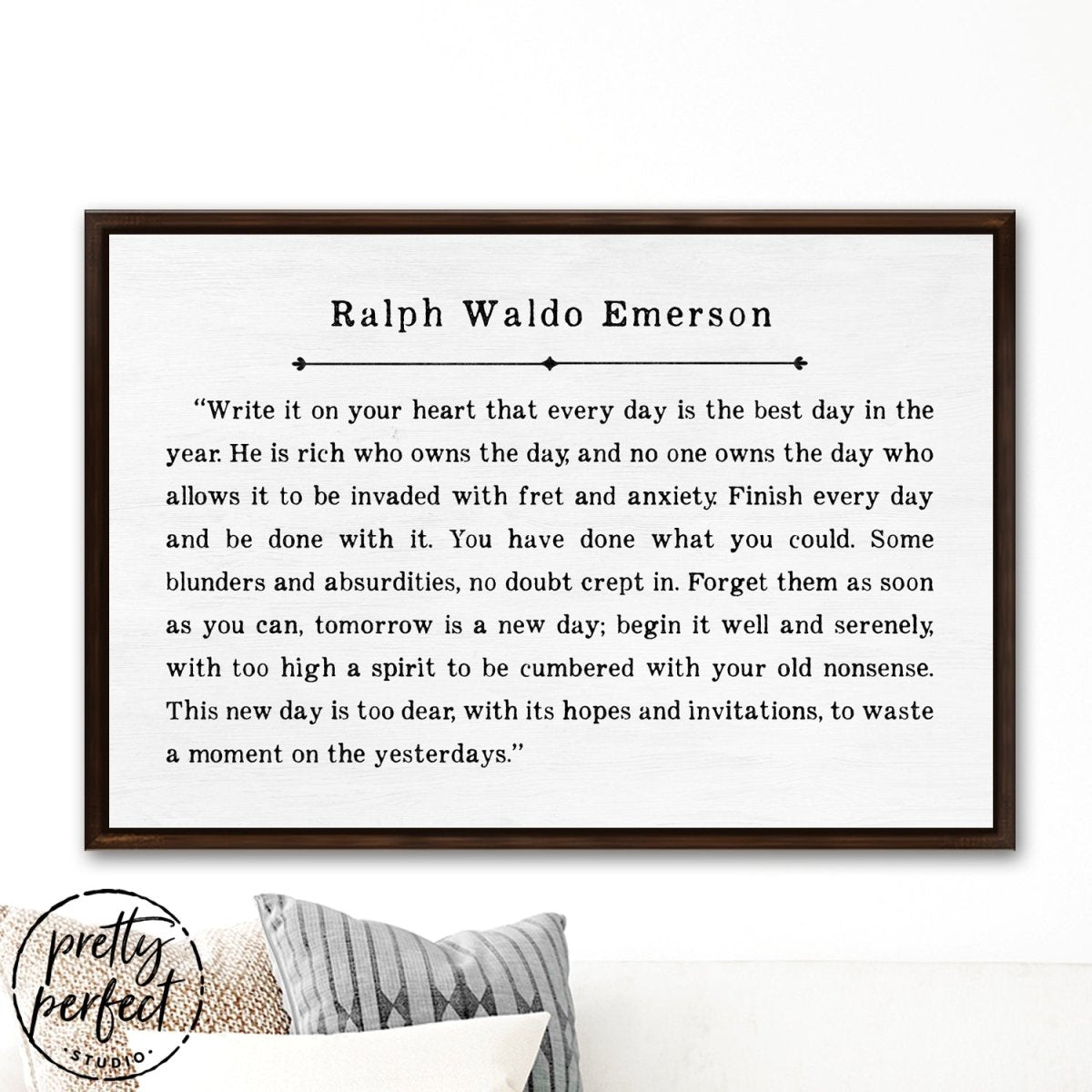 Write It On Your Heart Poem by Ralph Waldo Emerson