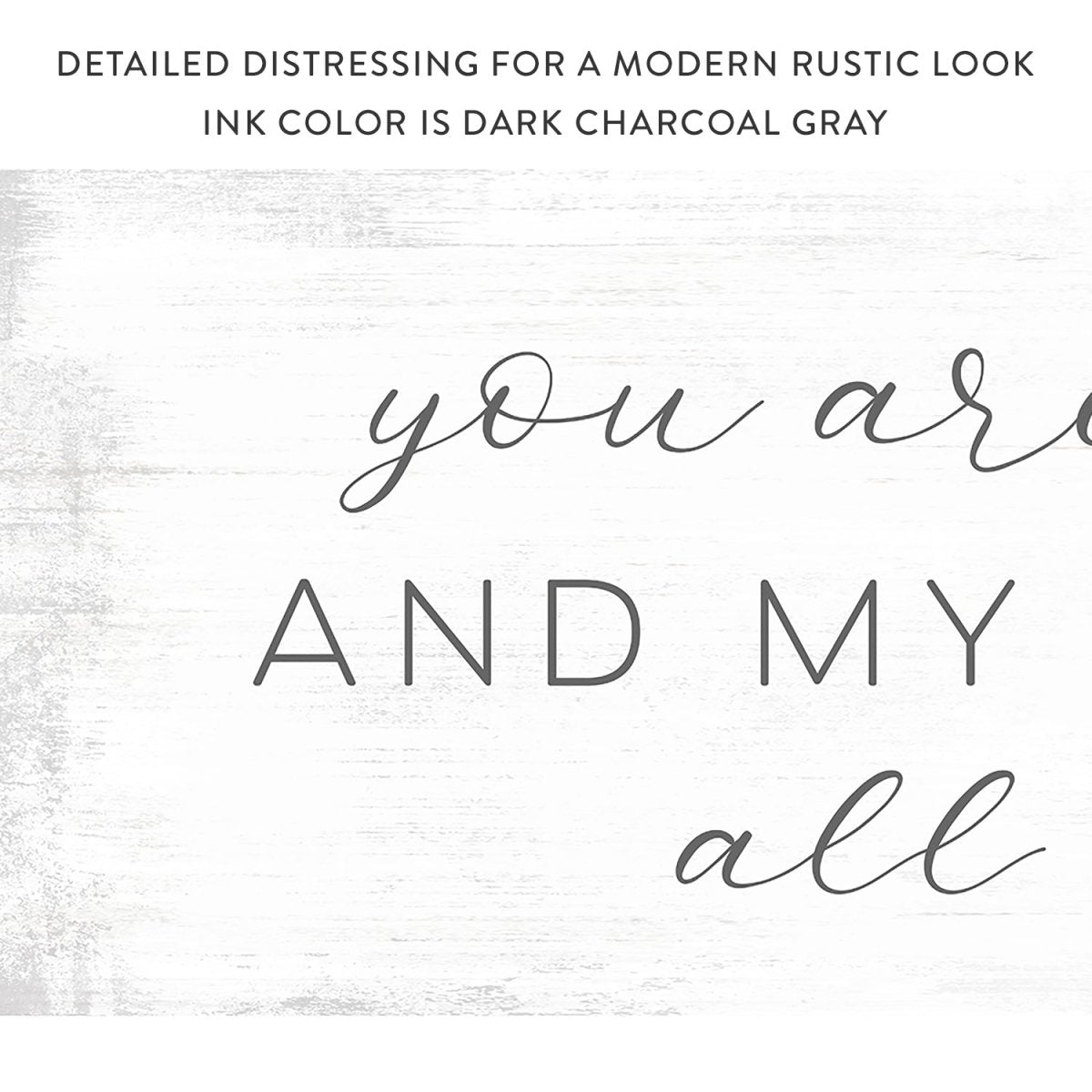 You Are My Home and My Adventure All at Once Sign With Rustic Look - Pretty Perfect Studio