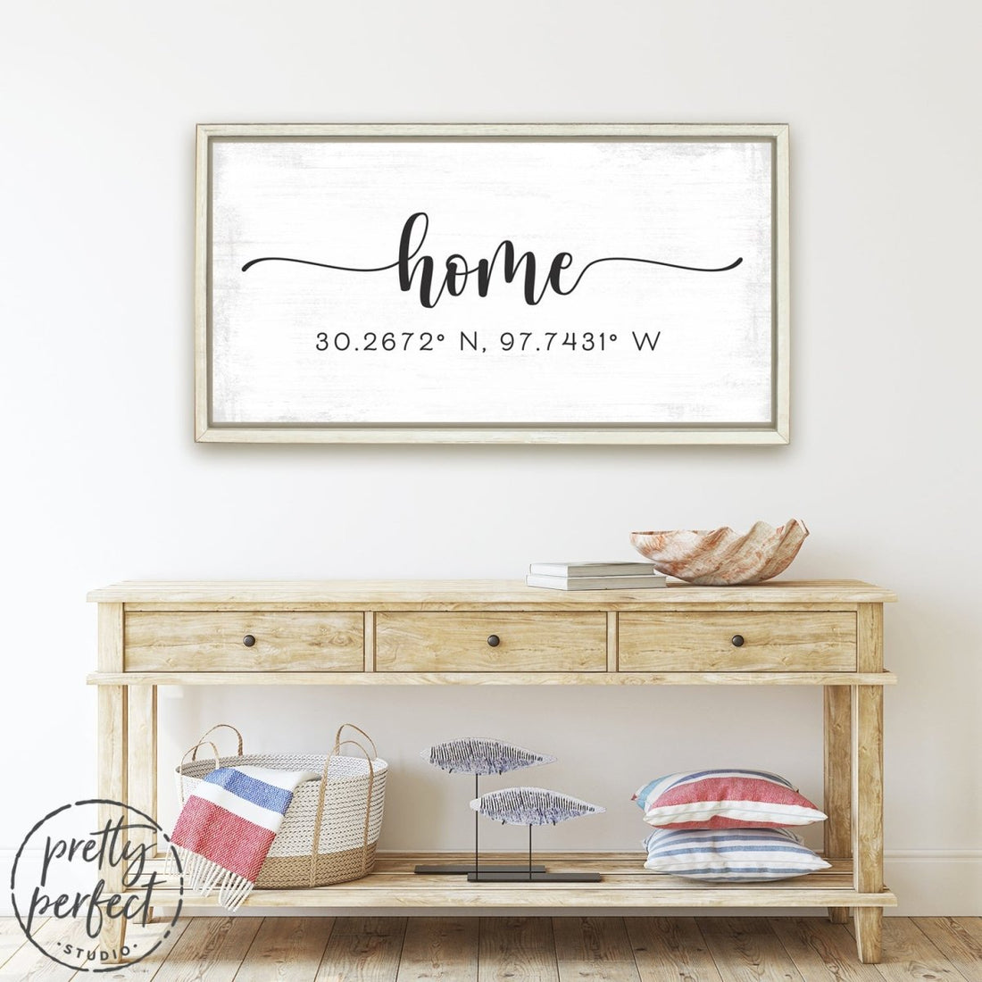 Home sweet home Sign Customized Wall Art - Pretty Perfect Studio