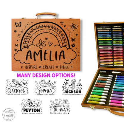 Personalized Art Kit, Gift for Kid Artists