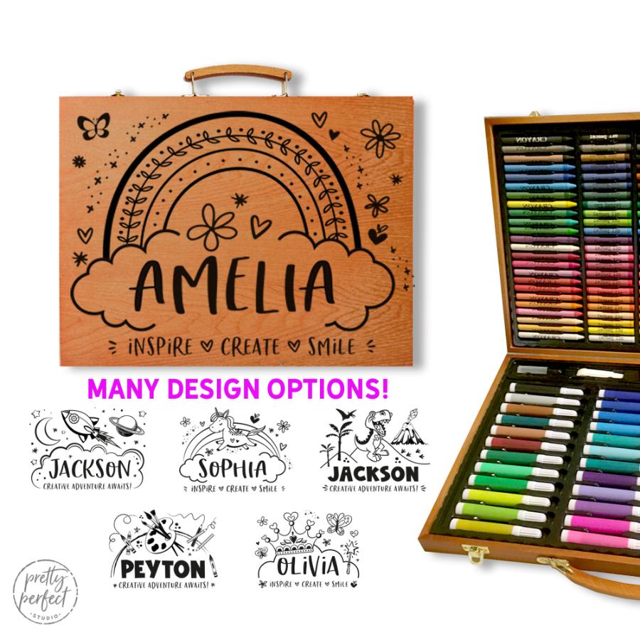 Personalized Art Kit, Gift for Kid Artists