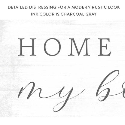 Home Is Where My Boys Are Personalized Sign - Pretty Perfect Studio