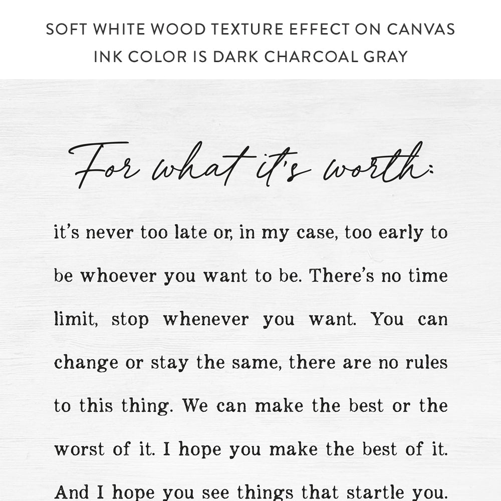 F. Scott Fitzgerald Quote Sign