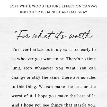 F. Scott Fitzgerald Quote Sign