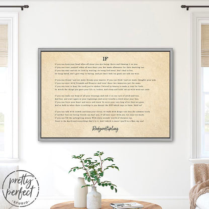 If by Rudyard Kipling