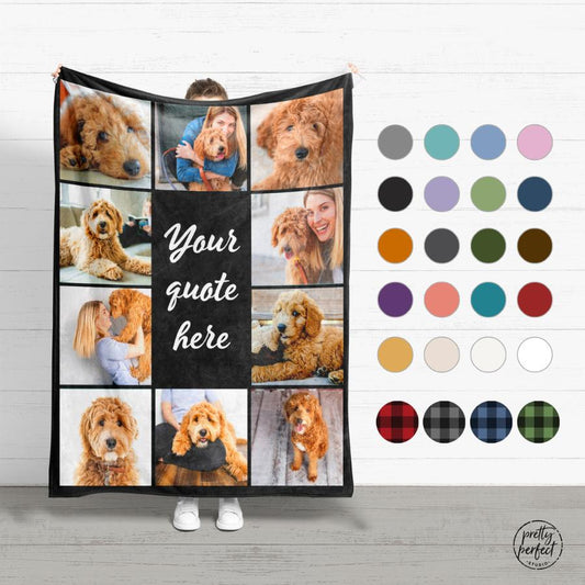 Custom Pet Photo Blanket