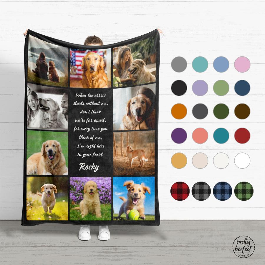 Custom Pet Photo Blanket