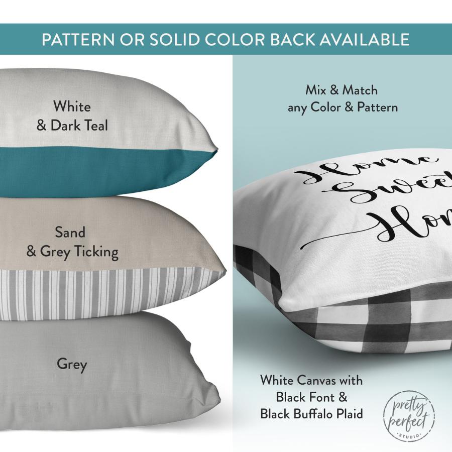 Personalized Wedding Gift Pillow Cover | Custom Throw Pillows with Newlywed Family Name Lumbar Pillow | Customized Pillow Gifts for Couples