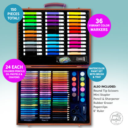 Personalized Art Kit, Gift for Kid Artists