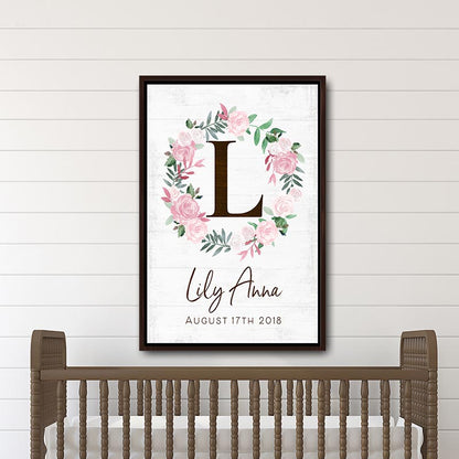 Personalized Name Sign for Girl