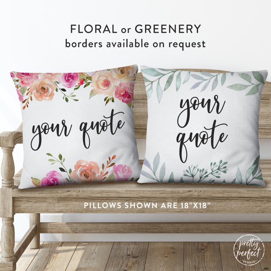 Personalized discount couch pillows