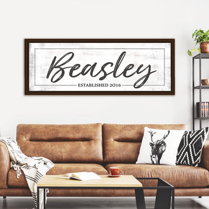 Personalized Family Sign