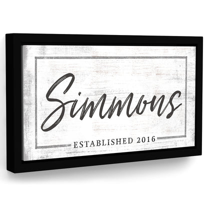 Personalized Family Sign