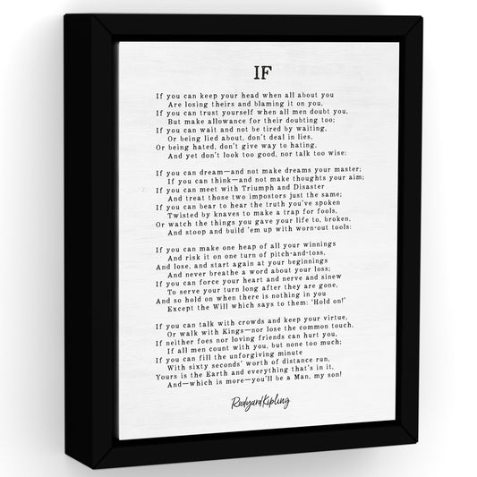 If Poem By Rudyard Kipling