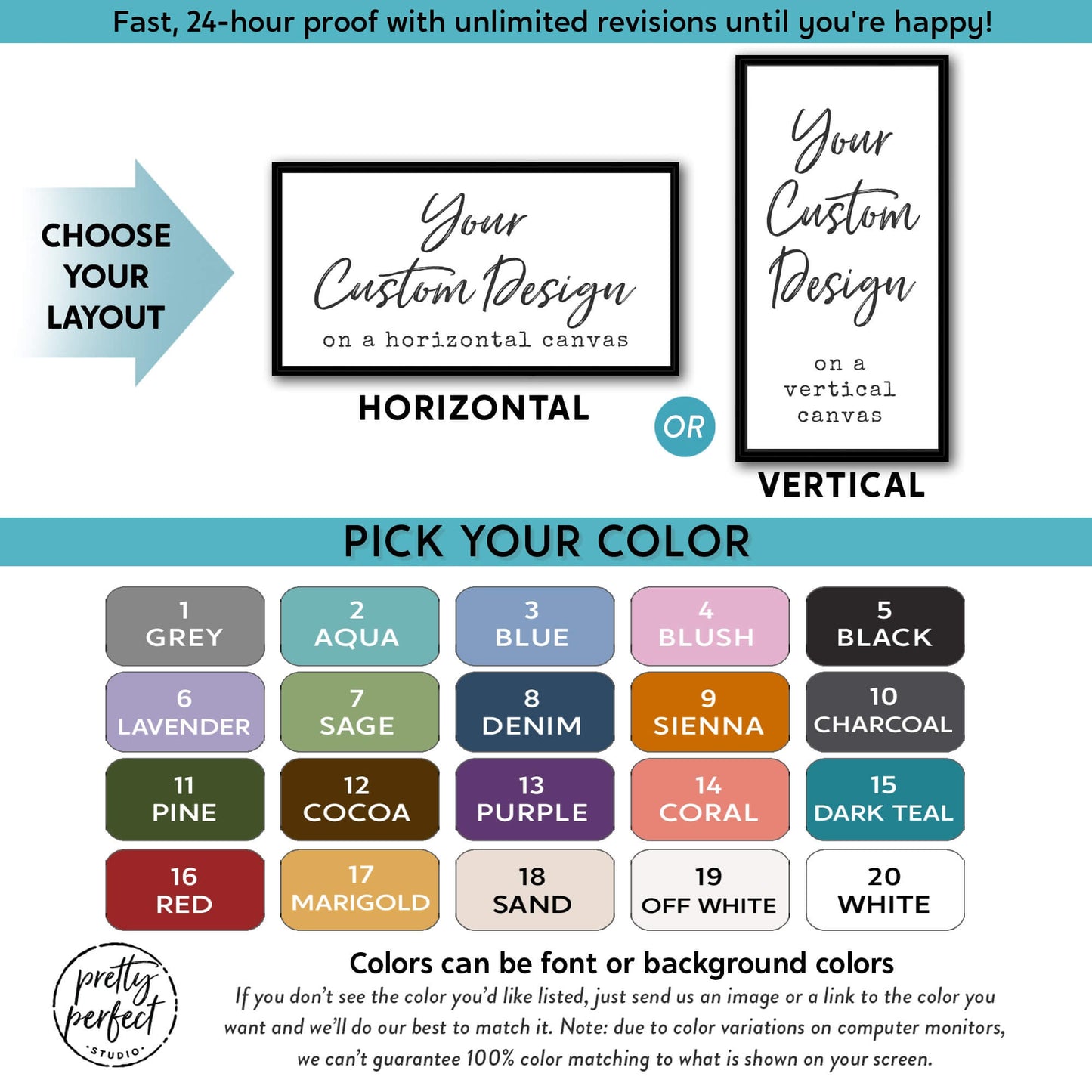 Personalized Canvas Wall Art With Custom Quote