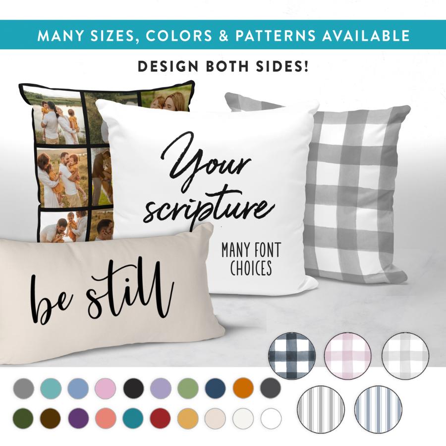 Personalized Pillow Christian Wedding Gifts - Custom Bible Verse Give it to God and Go to Sleep Pillow Christian New Home Housewarming Gift