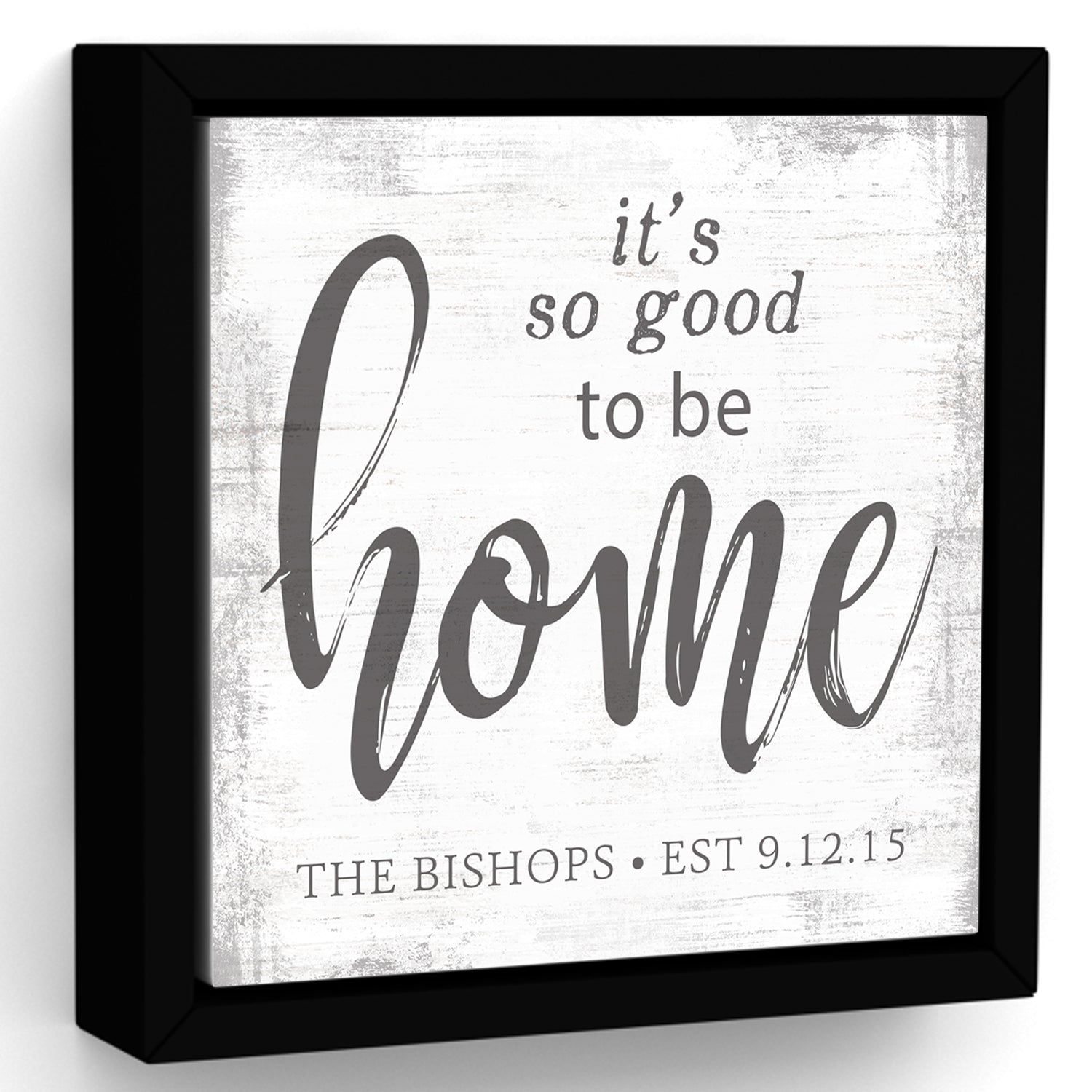 It's So Good To Be Home Personalized Sign