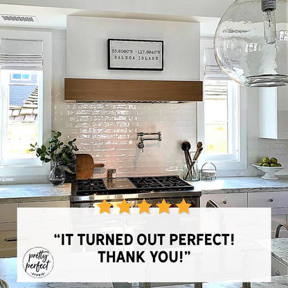 Personalized kitchen wall sign with family quote, rustic wood decor for dining area and gathering space