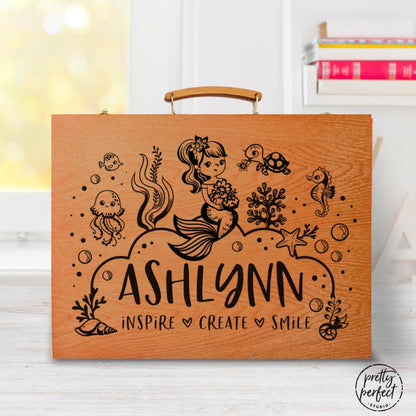 Personalized Art Kit, Gift for Kid Artists