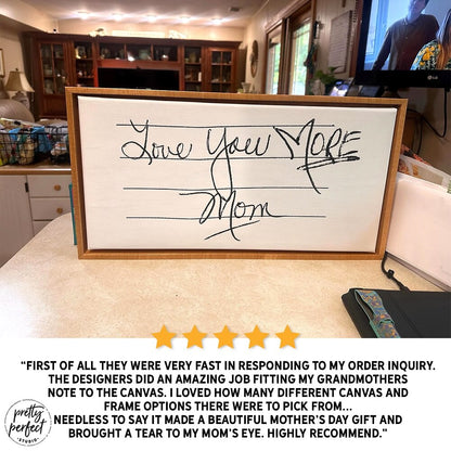 Charming kitchen wall art with a heartfelt quote, perfect for creating a cozy atmosphere