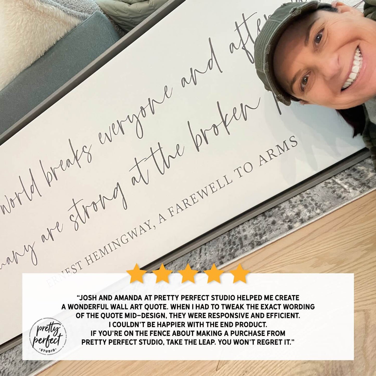 Personalized Canvas Wall Art With Custom Quote