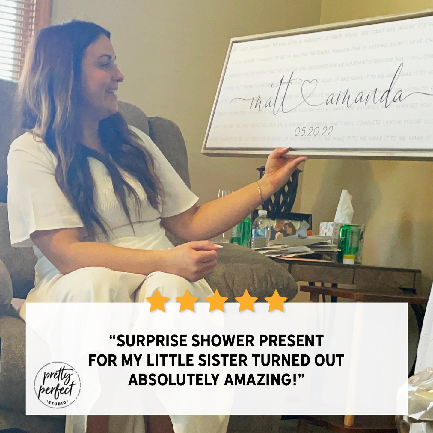 Custom Song Lyrics Print Wall Art